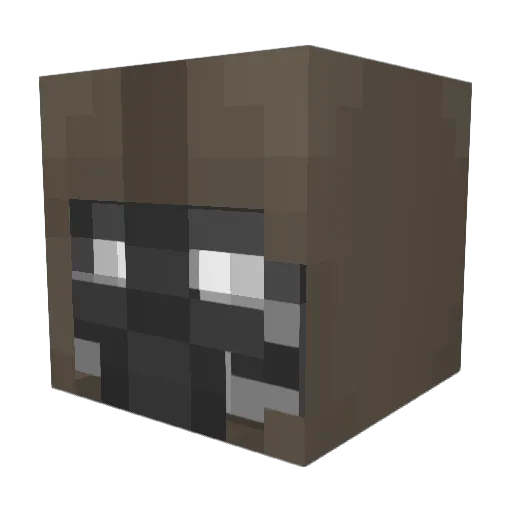 zTuTReL Minecraft avatar head, 3D render
