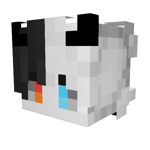 zTuowgg_ Minecraft avatar head, 3D render