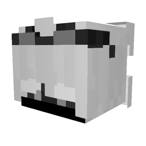 zTwiisted Minecraft avatar head, 3D render