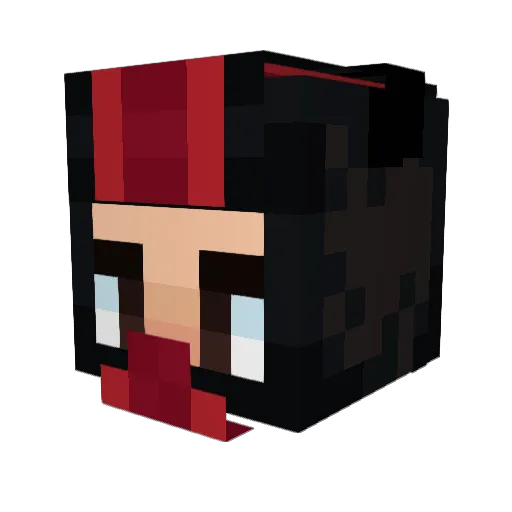 zTxDavicho Minecraft avatar head, 3D render