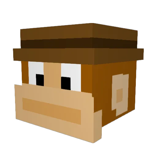 zTxmme Minecraft avatar head, 3D render