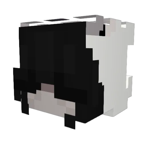 zTxrbq Minecraft avatar head, 3D render