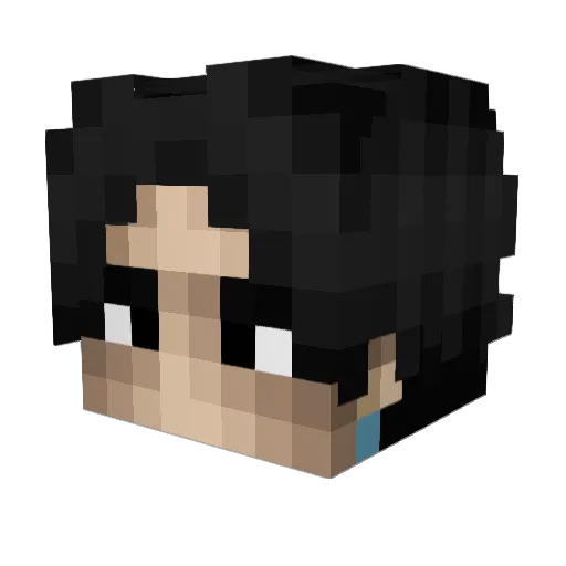 zUNFORGIVEN Minecraft avatar head, 3D render