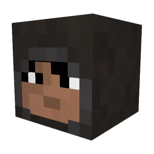 zVappr Minecraft avatar head, 3D render