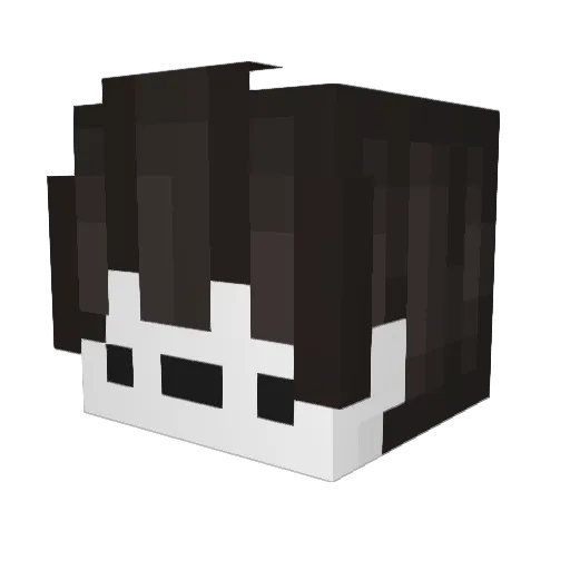 zVaquer Minecraft avatar head, 3D render