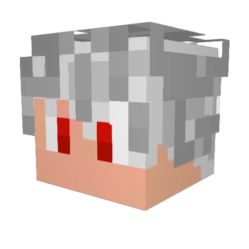 zVeinho Minecraft avatar head, 3D render