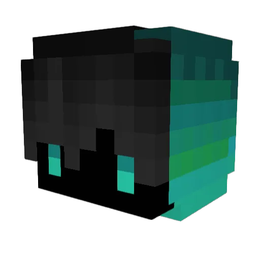 zVentex Minecraft avatar head, 3D render
