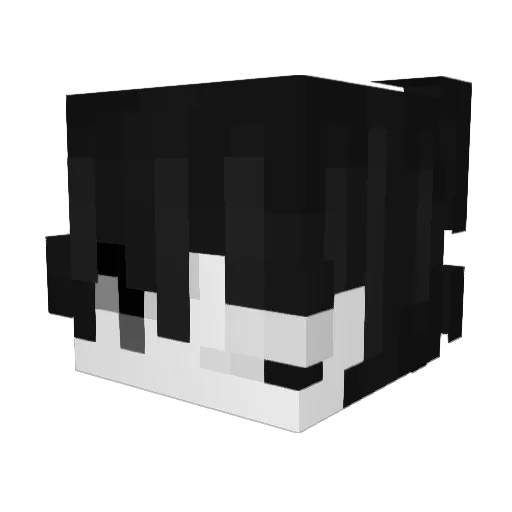 zVerloren Minecraft avatar head, 3D render