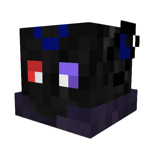 zViiTeX Minecraft avatar head, 3D render