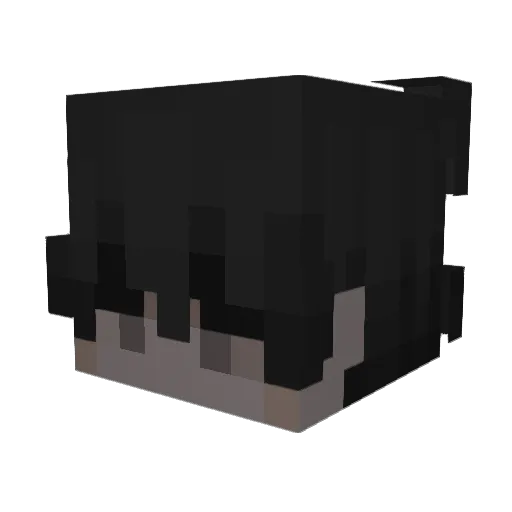 zViserion Minecraft avatar head, 3D render