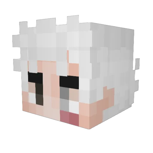 zVitin_ Minecraft avatar head, 3D render