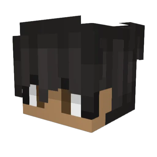 zVoltaic Minecraft avatar head, 3D render