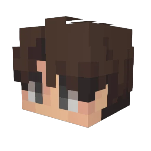 zVynny000 Minecraft avatar head, 3D render