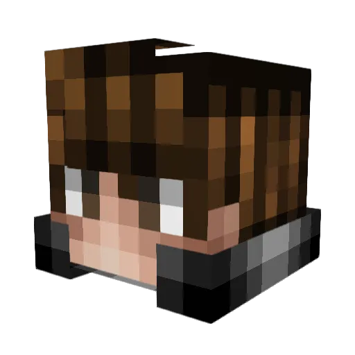 zWentrix Minecraft avatar head, 3D render