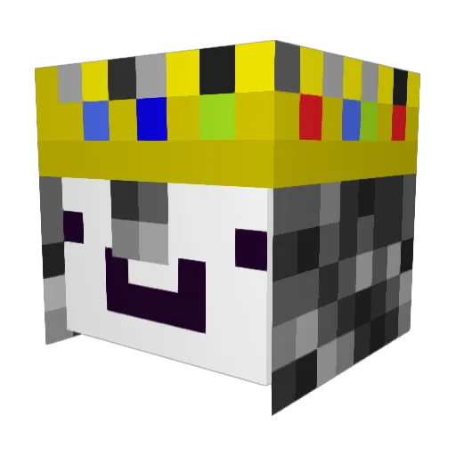 zXCr4zy Minecraft avatar head, 3D render