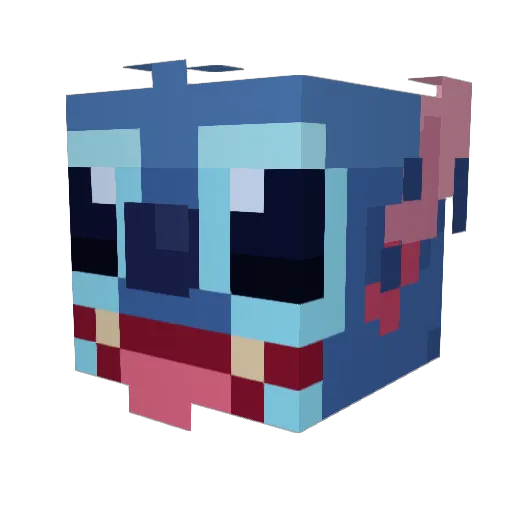 zXirukx1 Minecraft avatar head, 3D render