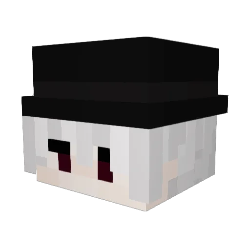 zYareck Minecraft avatar head, 3D render
