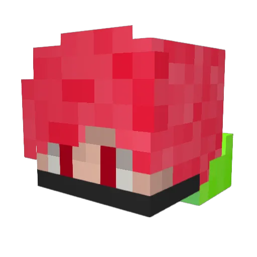 zYoshi990 Minecraft avatar head, 3D render