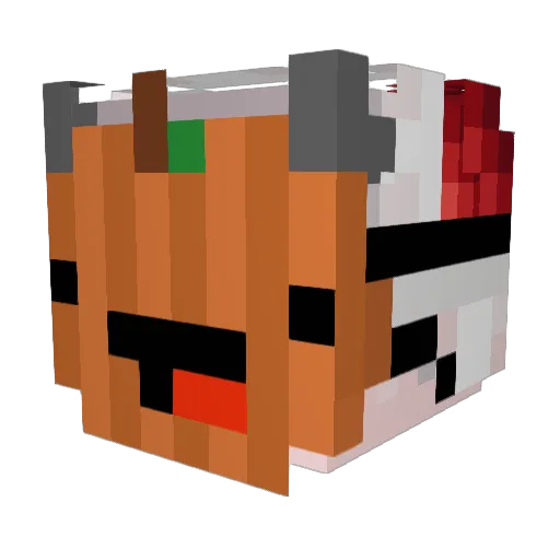 zYukiiy Minecraft avatar head, 3D render
