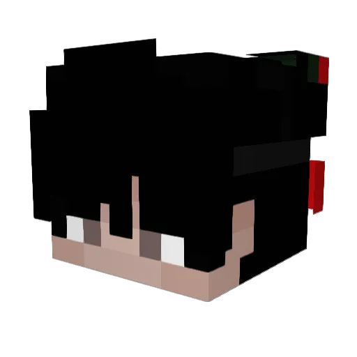 zYuut0 Minecraft avatar head, 3D render