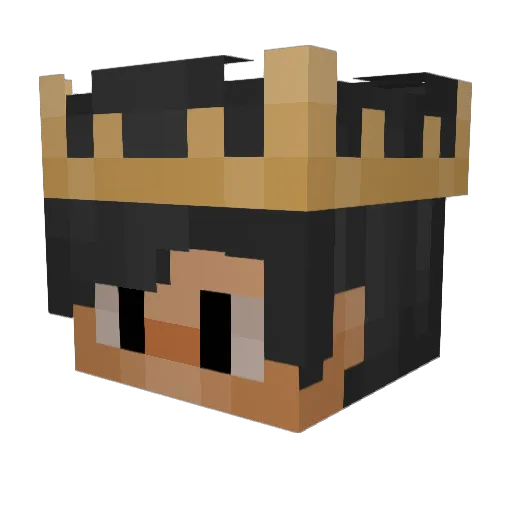 zZAtomZz Minecraft avatar head, 3D render