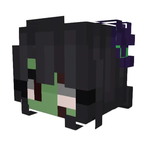 zZGenozZ Minecraft avatar head, 3D render