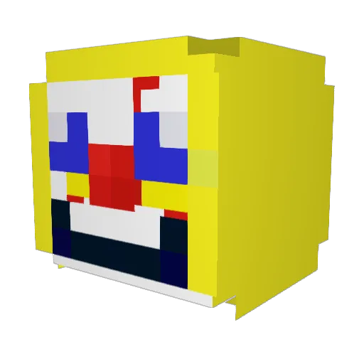 zZKaidoPT Minecraft avatar head, 3D render