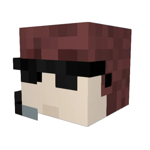 zZLarsZz Minecraft avatar head, 3D render