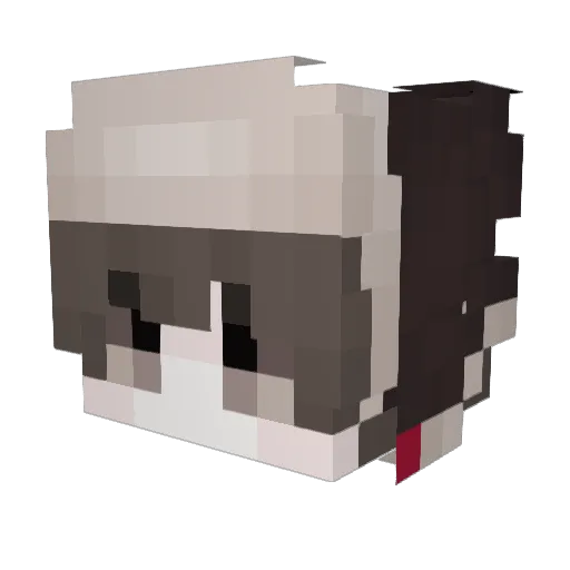 zZafaxwert Minecraft avatar head, 3D render