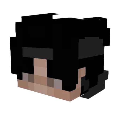 zZarce Minecraft avatar head, 3D render
