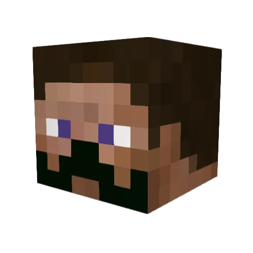zZzBzZz Minecraft avatar head, 3D render