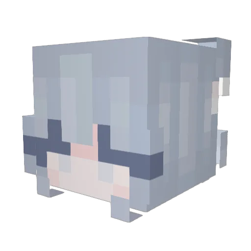 zZzRexy Minecraft avatar head, 3D render