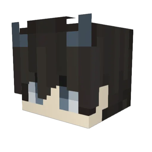 z_Peu_z Minecraft avatar head, 3D render