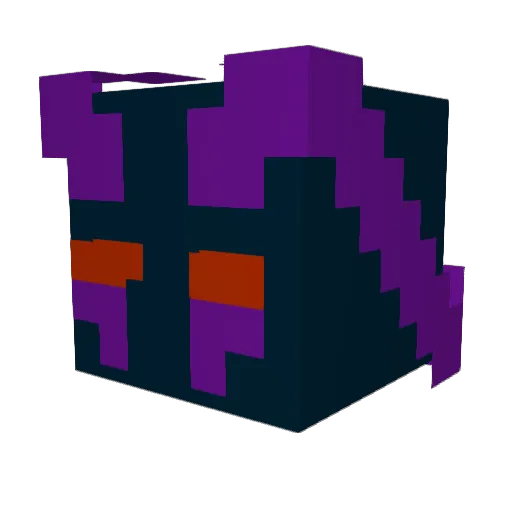 z_cz Minecraft avatar head, 3D render