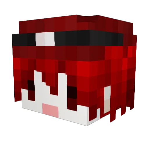 zaSoR1 Minecraft avatar head, 3D render