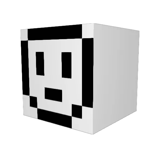 za_tens Minecraft avatar head, 3D render