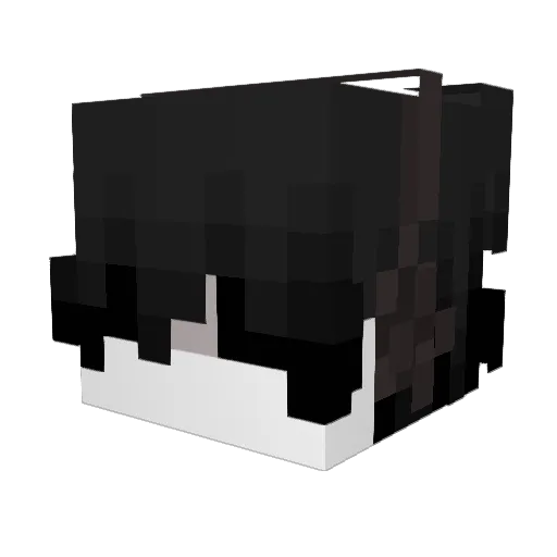 zaaove Minecraft avatar head, 3D render