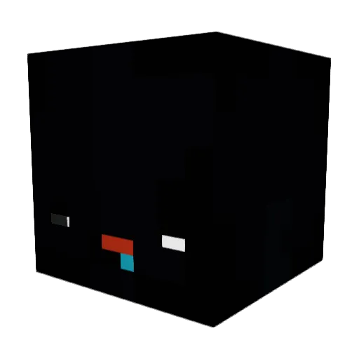 zaazaa Minecraft avatar head, 3D render