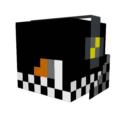 zab21 Minecraft avatar head, 3D render