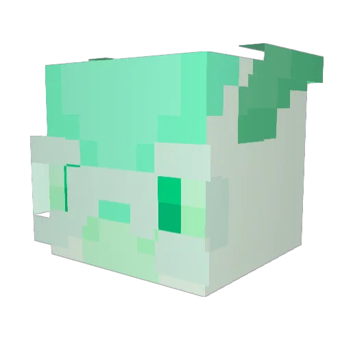 zab_niela Minecraft avatar head, 3D render