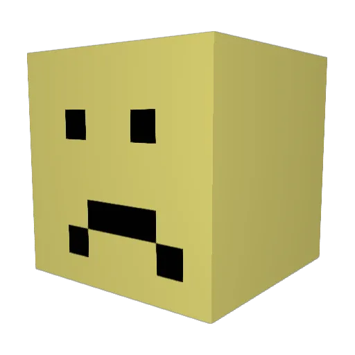 zaba042 Minecraft avatar head, 3D render
