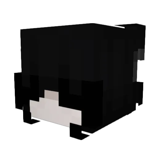 zabagrzyb Minecraft avatar head, 3D render