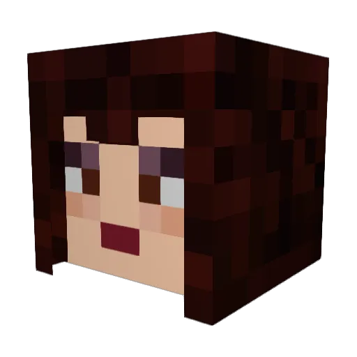 zabatZabat Minecraft avatar head, 3D render