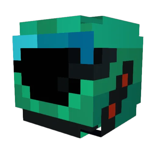 zabelcheri300 Minecraft avatar head, 3D render