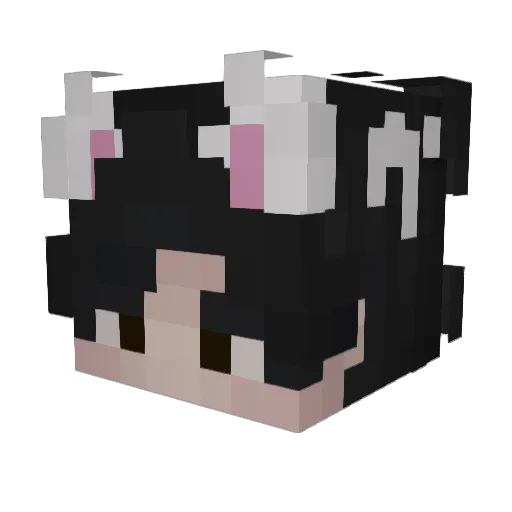 zabujcazmieczem Minecraft avatar head, 3D render