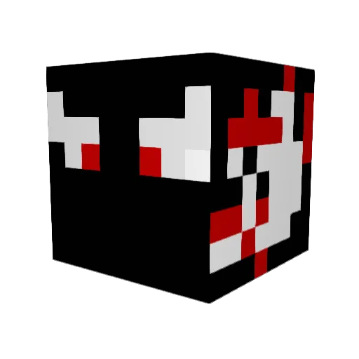 zac12kat1 Minecraft avatar head, 3D render
