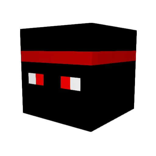 zac27 Minecraft avatar head, 3D render