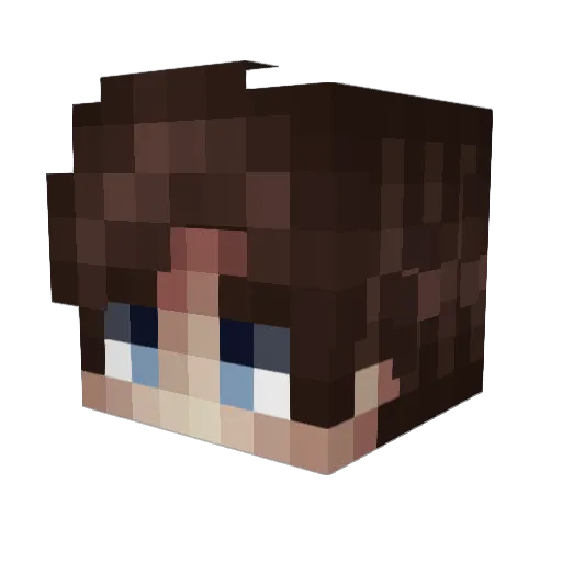 zacattacker11 Minecraft avatar head, 3D render
