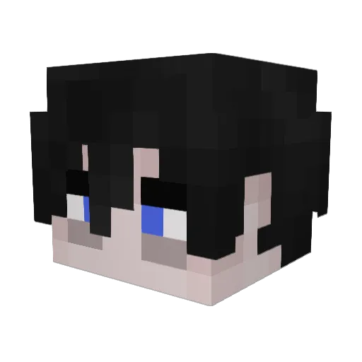 zacblazer Minecraft avatar head, 3D render