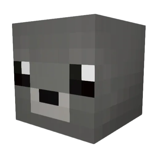 zacepic Minecraft avatar head, 3D render
